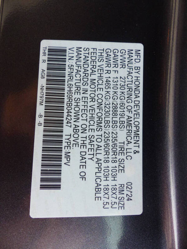 2024 Honda Odyssey EX-L