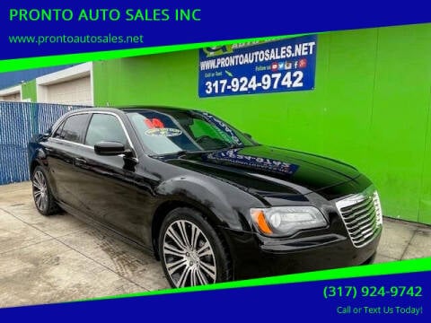 2014 Chrysler 300 for sale at PRONTO AUTO SALES INC in Indianapolis IN