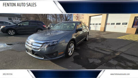 2012 Ford Fusion for sale at FENTON AUTO SALES in Westfield MA