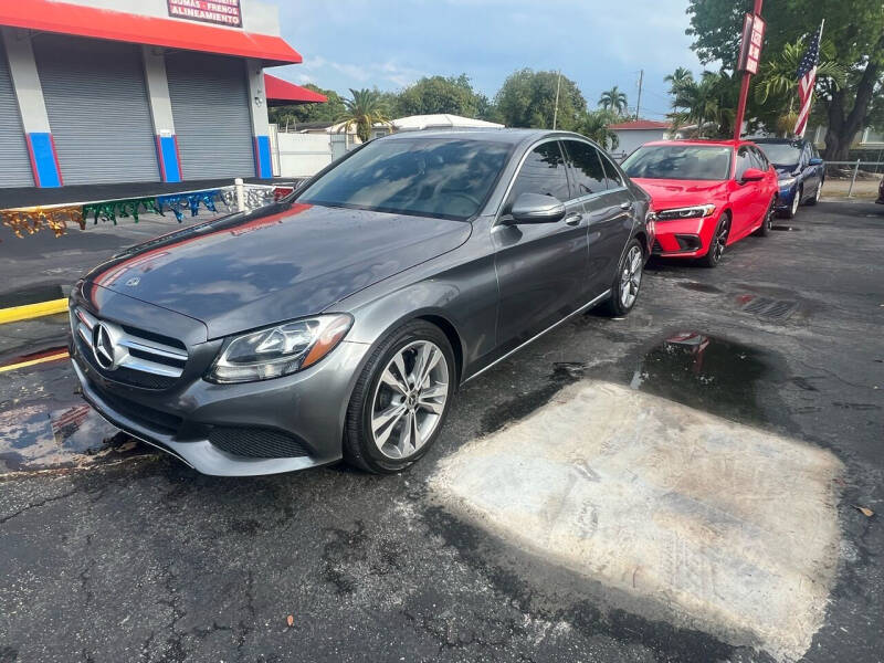 2018 Mercedes-Benz C-Class for sale at Import & Export Auto Sales in Hialeah FL