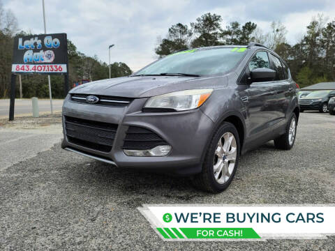 2013 Ford Escape for sale at Let's Go Auto in Florence SC
