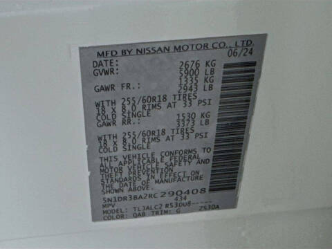 2024 Nissan Pathfinder SV