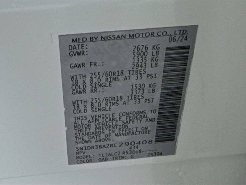 2024 Nissan Pathfinder SV