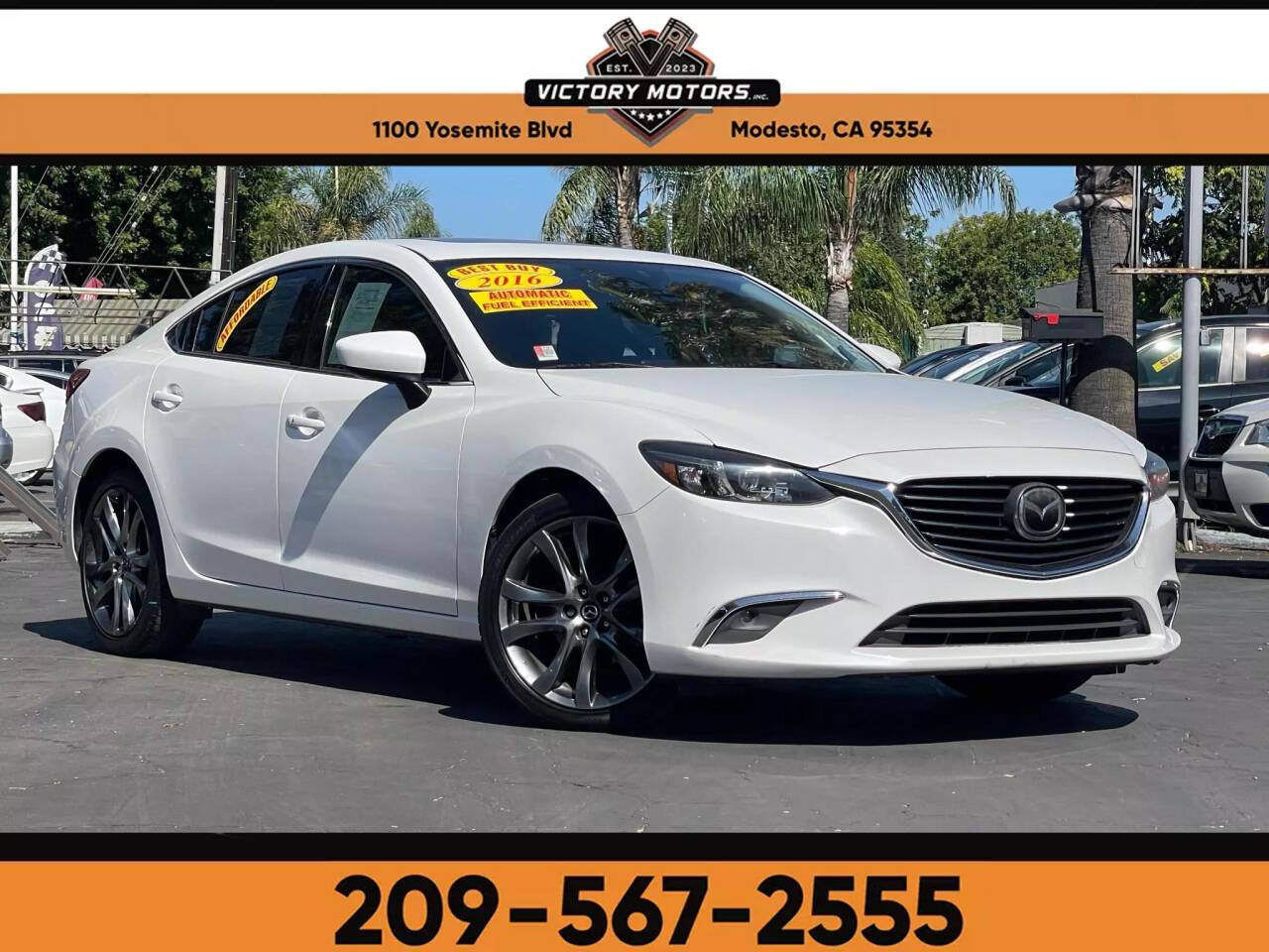 2016 Mazda Mazda6 for sale at Victory Motors Inc in Modesto, CA