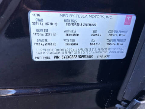 2016 Tesla Model X 75D