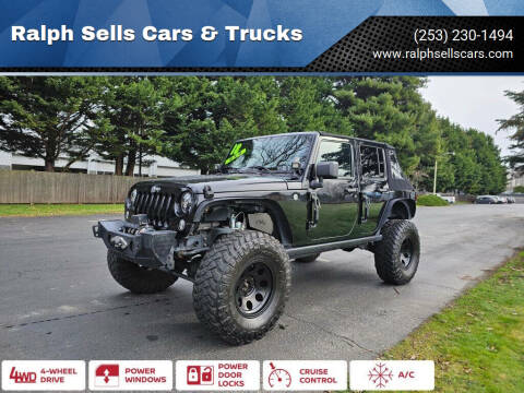 2018 Jeep Wrangler JK Unlimited for sale at Ralph Sells Cars & Trucks in Puyallup WA