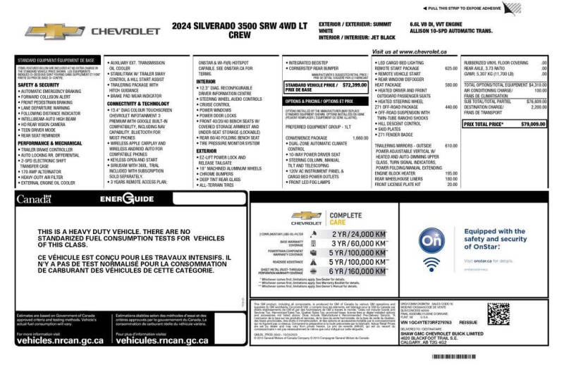 2024 Chevrolet Silverado 3500HD