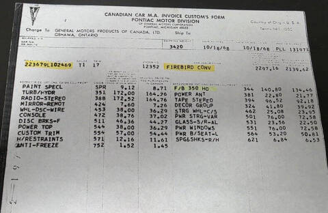 1969 Pontiac Firebird