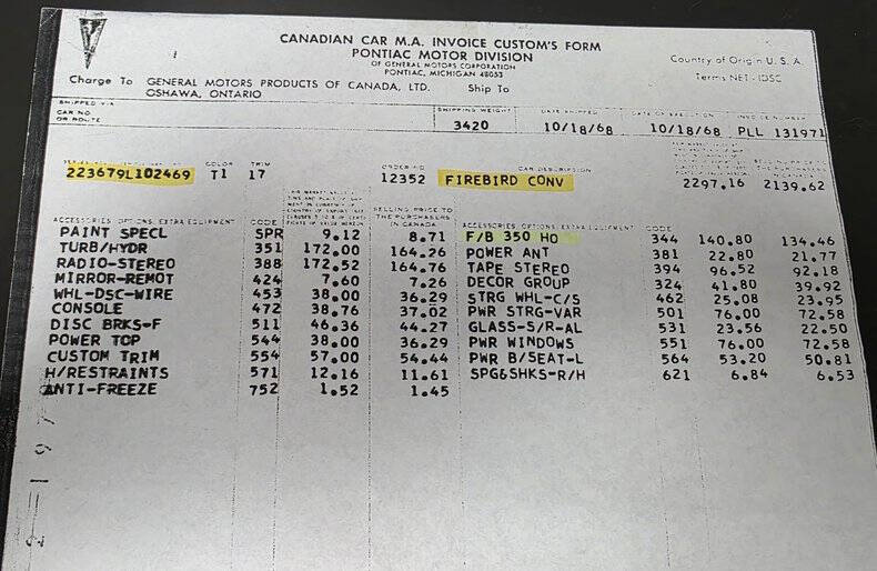 1969 Pontiac Firebird