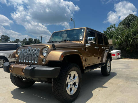 2015 Jeep Wrangler Unlimited for sale at C & C Auto Sales & Service Inc in Lyman SC