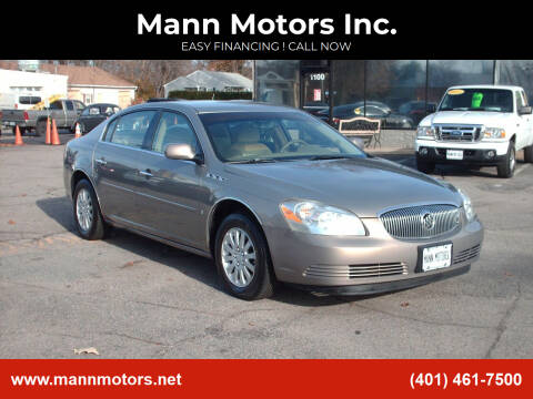 2006 Buick Lucerne for sale at Mann Motors Inc. in Warwick RI
