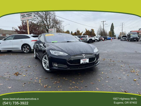 2013 Tesla Model S for sale at Best Value Automotive in Eugene OR