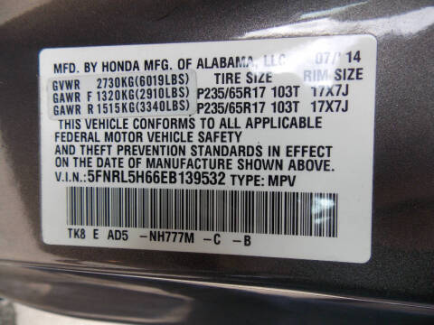 2014 Honda Odyssey EX-L