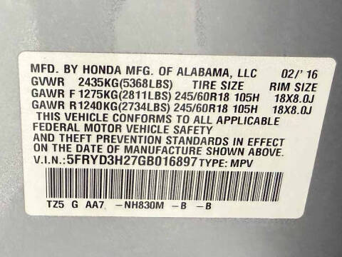 2016 Acura MDX