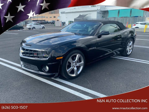 2011 Chevrolet Camaro for sale at n&n auto collection inc in Pasadena CA