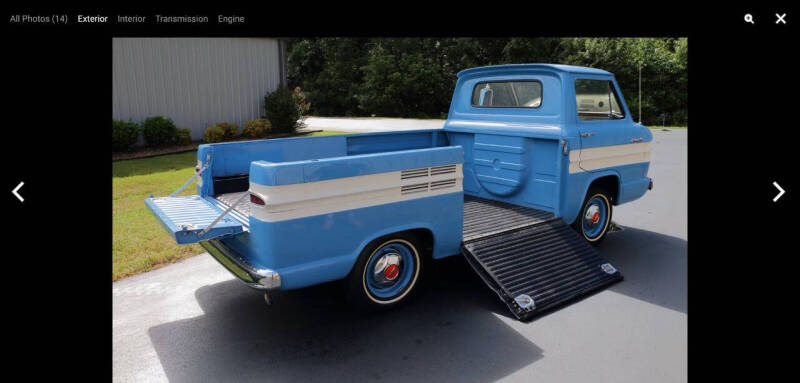 1962 Chevrolet Corvair Rampside Pickup