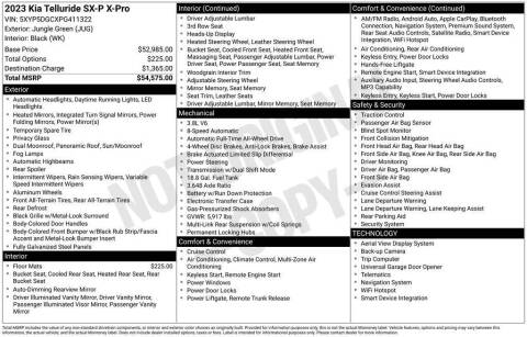 2023 Kia Telluride SX-Prestige X-Pro