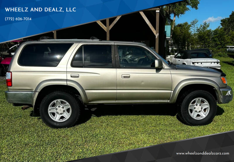 2001 Toyota 4Runner for sale at WHEELZ AND DEALZ, LLC in Fort Pierce FL