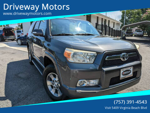 2012 Toyota 4Runner for sale at Driveway Motors in Virginia Beach VA