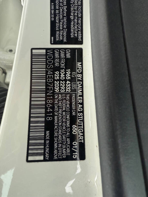 2015 Mercedes-Benz CLA CLA 250