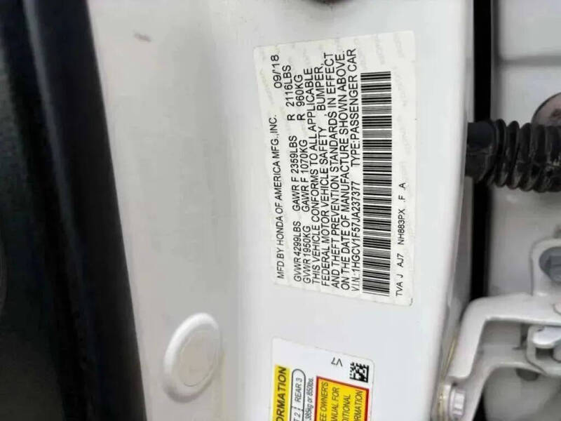 2018 Honda Accord EX-L