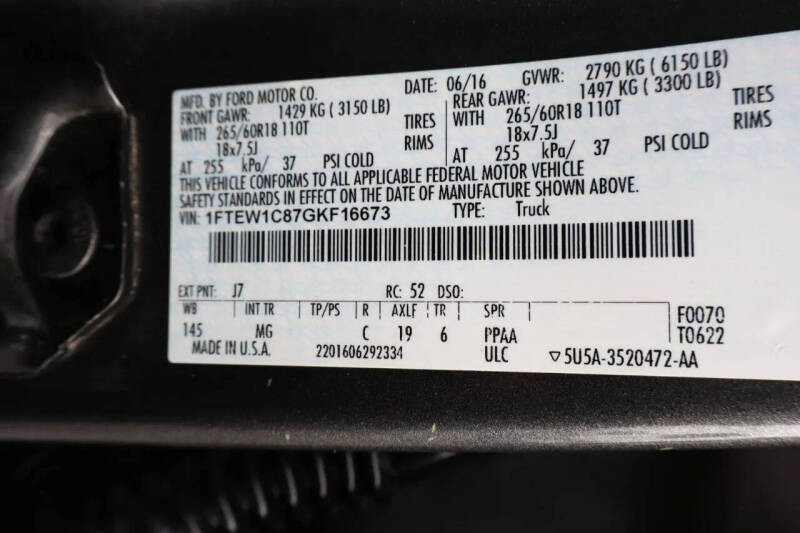 2016 Ford F-150