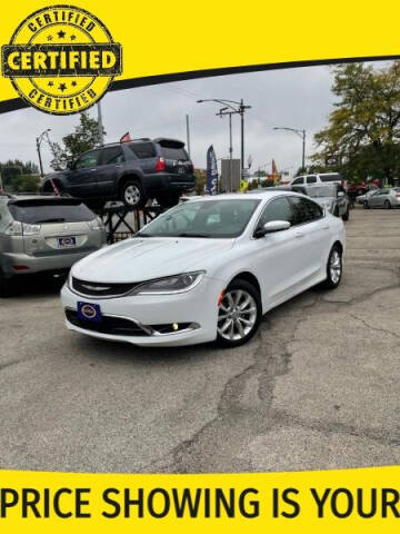 2015 Chrysler 200 for sale at AutoBank in Chicago IL