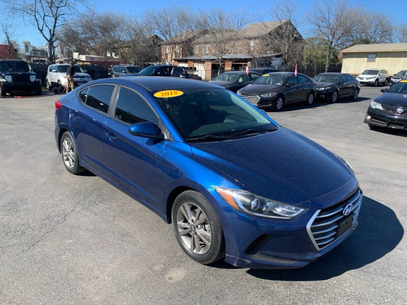 2018 Hyundai Elantra for sale at Auto Solution in San Antonio TX