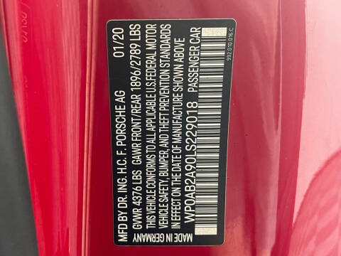 2020 Porsche 911 Carrera S