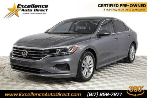2020 Volkswagen Passat for sale at Excellence Auto Direct in Euless TX