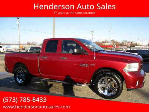 2013 RAM 1500 for sale at Henderson Auto Sales in Poplar Bluff MO