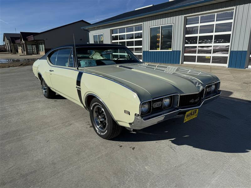 Yellow 1968 Oldsmobile Cutlass 1