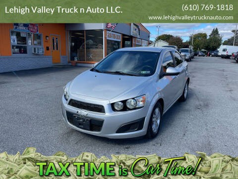 2013 Chevrolet Sonic for sale at Lehigh Valley Truck n Auto LLC. in Schnecksville PA