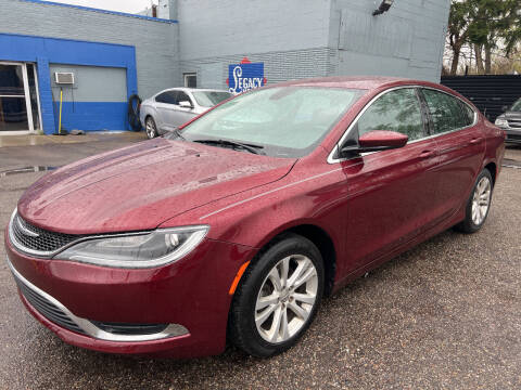 2015 Chrysler 200 for sale at Legacy Motors 3 in Detroit MI