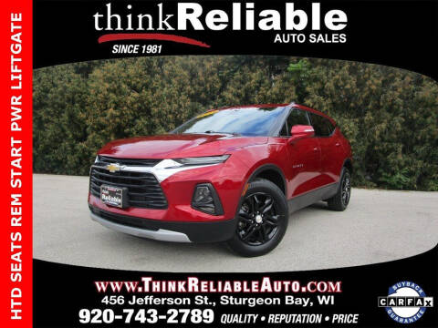 2021 Chevrolet Blazer for sale at RELIABLE AUTOMOBILE SALES, INC in Sturgeon Bay WI