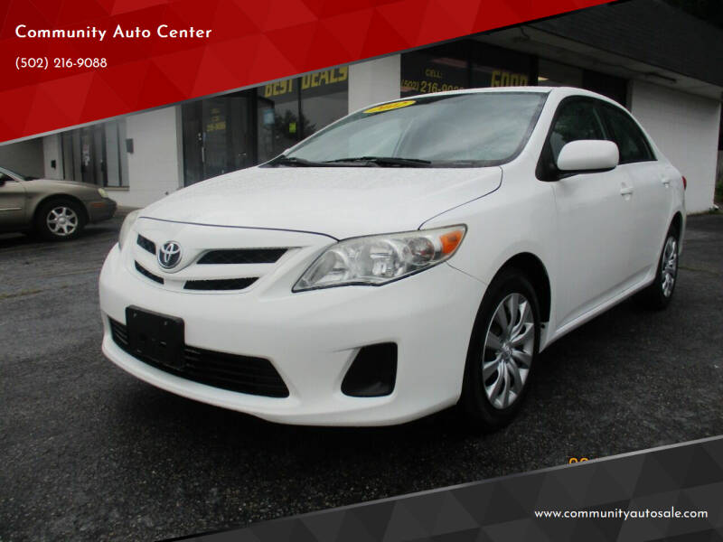 2012 Toyota Corolla for sale at Community Auto Center in Jeffersonville IN