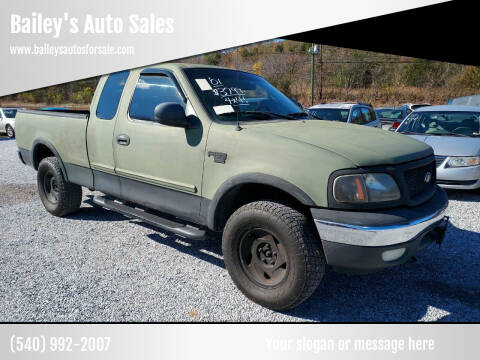 2001 Ford F-150 for sale at Bailey's Auto Sales in Cloverdale VA