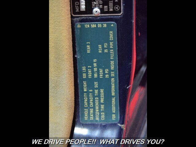 1987 Mercedes-Benz 300-Class 300 E