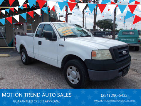 2008 Ford F-150 for sale at MOTION TREND AUTO SALES in Tomball TX