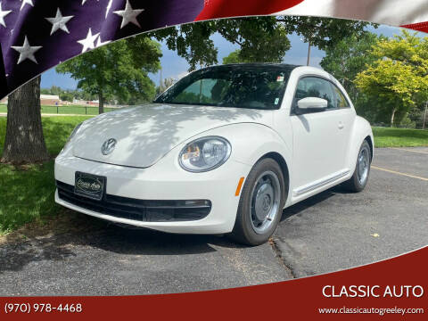 2012 Volkswagen Beetle for sale at Classic Auto in Greeley CO