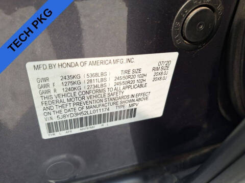 2020 Acura MDX w/Tech