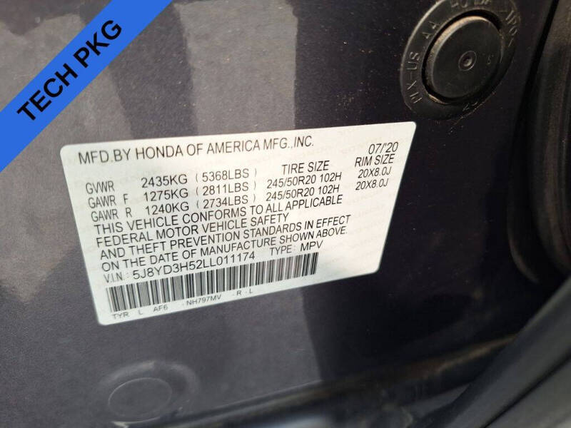 2020 Acura MDX w/Tech