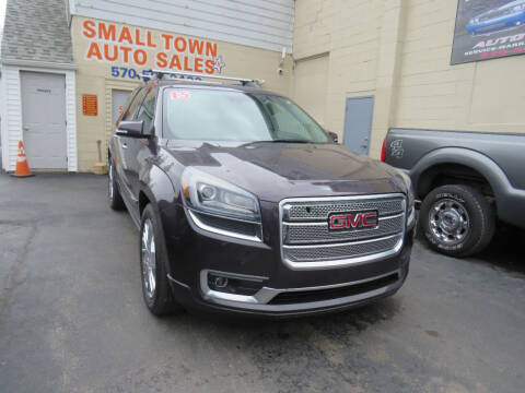2015 GMC Acadia for sale at Small Town Auto Sales in Hazleton PA