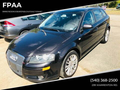 2006 Audi A3 for sale at FPAA in Fredericksburg VA