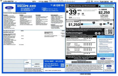 2026 Ford Escape Hybrid ST-Line Select