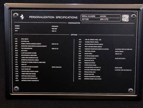 2025 Ferrari 296 GTS