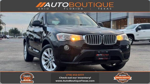 2017 BMW X3 sDrive28i