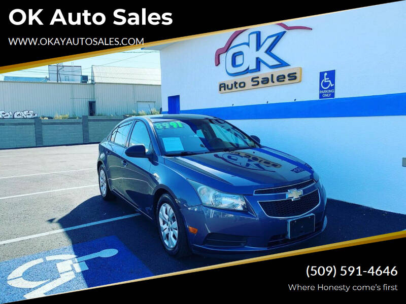 2013 Chevrolet Cruze for sale at OK Auto Sales in Kennewick WA