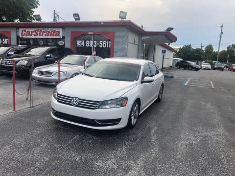 2012 Volkswagen Passat for sale at CARSTRADA in Hollywood FL