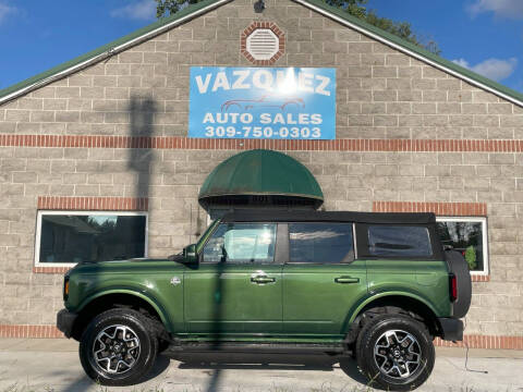 2022 Ford Bronco for sale at VAZQUEZ AUTO SALES in Bloomington IL